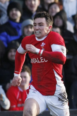 26.02.10 Wales U20's v France U20's - Under 20 Six Nations Championship - Wales' Kristian Phillips. 