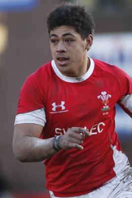 26.02.10 Wales U20's v France U20's - Under 20 Six Nations Championship - Wales' Toby Faletau. 