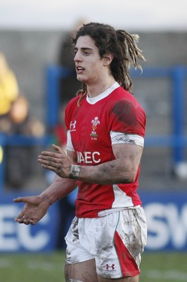 26.02.10 Wales U20's v France U20's - Under 20 Six Nations Championship - Wales' Josh Navidi. 