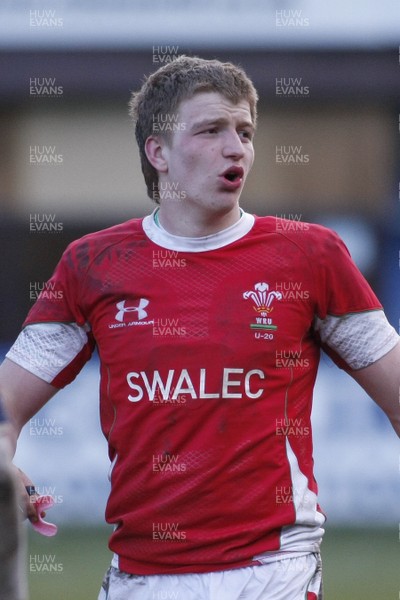 26.02.10 Wales U20's v France U20's - Under 20 Six Nations Championship - Wales' Macauley Cook. 