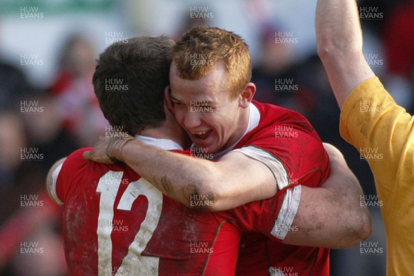 26.02.10 Wales U20's v France U20's - Under 20 Six Nations Championship - Wales' Dan Fish. 
