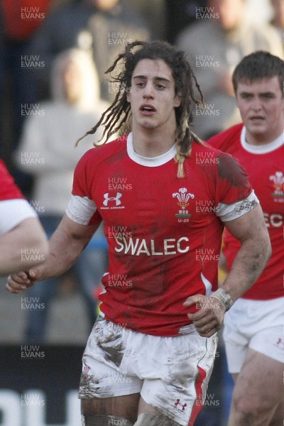 26.02.10 Wales U20's v France U20's - Under 20 Six Nations Championship - Wales' Josh Navidi. 