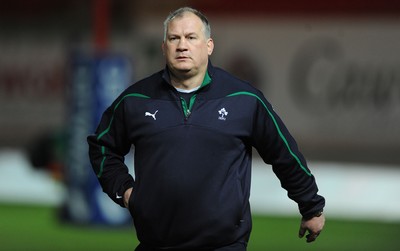 11.03.11 - Wales Under 20 v Ireland Under 20 - Under 20 Six Nations - Ireland Under 20 head coach Mike Ruddock. 