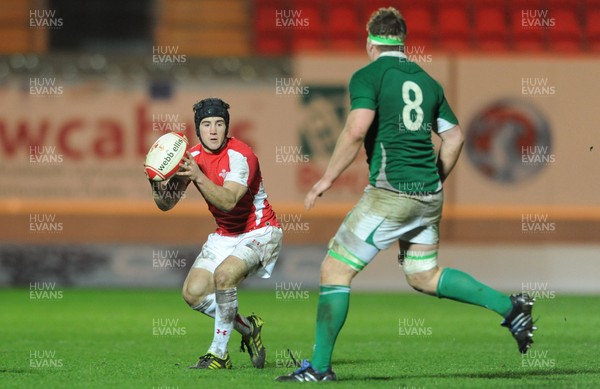 11.03.11 - Wales Under 20 v Ireland Under 20 - Under 20 Six Nations - Matthew Morgan of Wales. 