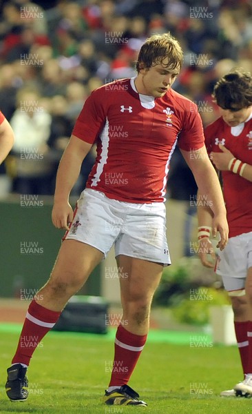 090312 - Wales U20 v Italy U20s- 6 Nations Rugby Wales' Jamie Sollis