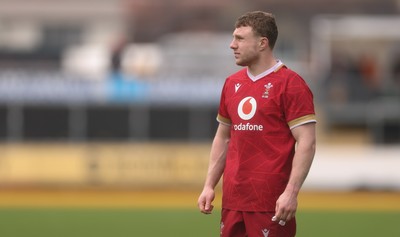 150326 - Wales v Italy, U20 Six Nations 2026 - Tom Bowen of Wales