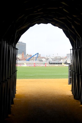150326 - Wales U20 v Italy U20 - U20 Six Nations Championship - A general view of Rodney Parade before the match