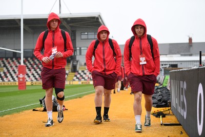150326 - Wales U20 v Italy U20 - U20 Six Nations Championship - Wales players arrive at the stadium