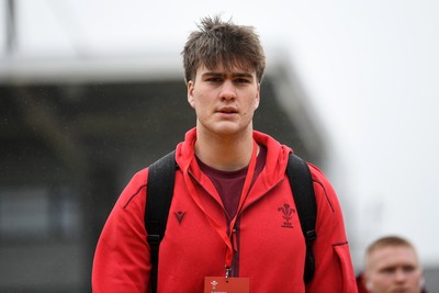 150326 - Wales U20 v Italy U20 - U20 Six Nations Championship - Wales players arrive at the stadium