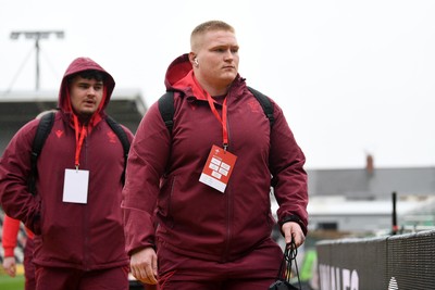 150326 - Wales U20 v Italy U20 - U20 Six Nations Championship - Wales players arrive at the stadium