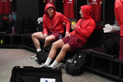 150326 - Wales U20 v Italy U20 - U20 Six Nations Championship - Wales players arrive at the stadium