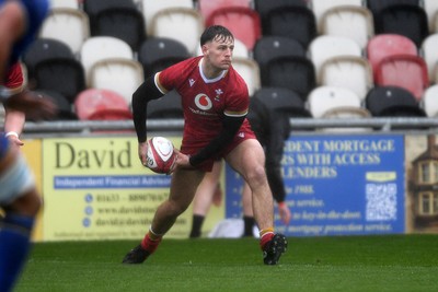 150326 - Wales U20 v Italy U20 - U20 Six Nations Championship - Sion Davies of Wales