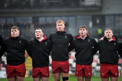 150326 - Wales U20 v Italy U20 - U20 Six Nations Championship - Wales anthem