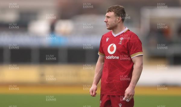 150326 - Wales v Italy, U20 Six Nations 2026 - Tom Bowen of Wales