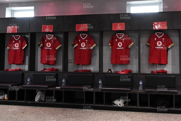 150326 - Wales U20 v Italy U20 - U20 Six Nations Championship - The Wales dressing room before the match