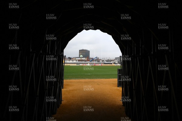 150326 - Wales U20 v Italy U20 - U20 Six Nations Championship - A general view of Rodney Parade before the match