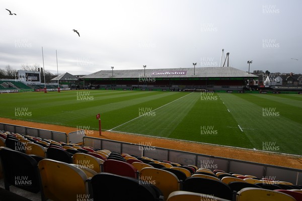 150326 - Wales U20 v Italy U20 - U20 Six Nations Championship - A general view of Rodney Parade before the match