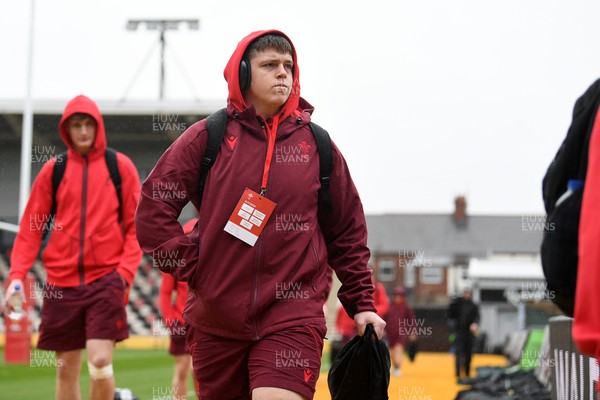 150326 - Wales U20 v Italy U20 - U20 Six Nations Championship - Wales players arrive at the stadium