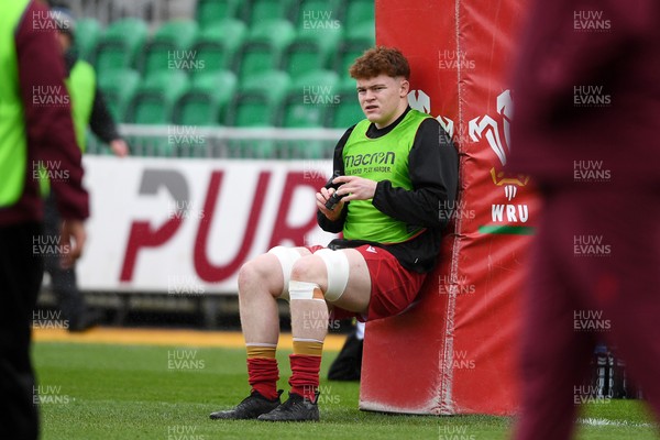 150326 - Wales U20 v Italy U20 - U20 Six Nations Championship - Osian Williams of Wales