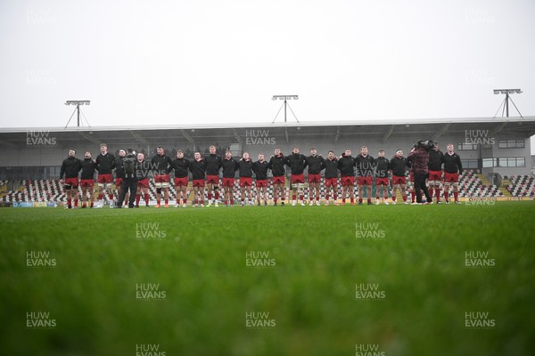 150326 - Wales U20 v Italy U20 - U20 Six Nations Championship - Wales anthem
