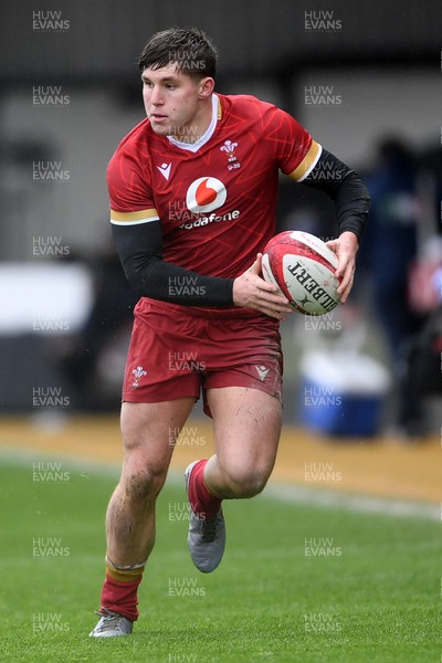 150326 - Wales U20 v Italy U20 - U20 Six Nations Championship - Steffan Emanuel of Wales