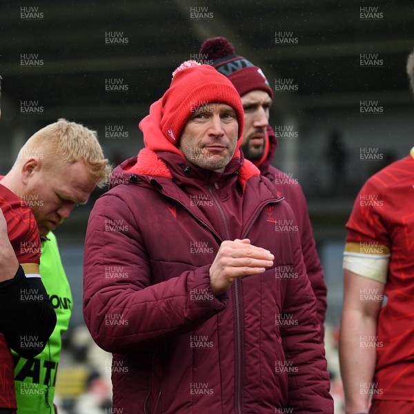 150326 - Wales U20 v Italy U20 - U20 Six Nations Championship - Wales head coach, Richard Whiffin at full time