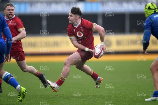 150326 - Wales U20 v Italy U20 - U20 Six Nations Championship - Steff Jac Jones of Wales