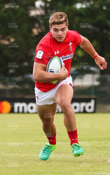 170618 - Wales U20 v Italy U20, World Rugby U20 Championship 7th Place Play Off - Corey Baldwin of Wales