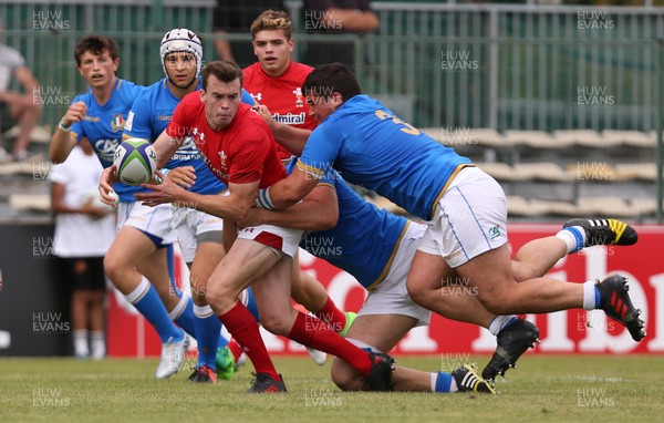 170618 - Wales U20 v Italy U20, World Rugby U20 Championship 7th Place Play Off - Cai Evans of Wales
