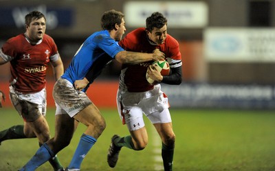 19.03.10 - Wales Under 20 v Italy Under 20 - Under 20 Six Nations 2010 - Matthew Jarvis of Wales. 