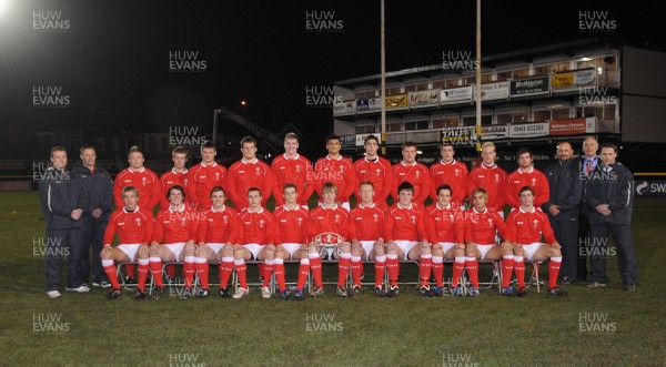 22.02.08 - Wales Under 20 v Italy Under 20 - Under 20 Six Nations - Wales Under 20 team picture 