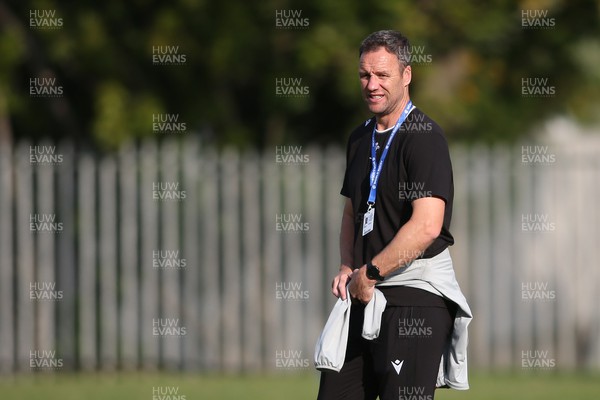 240623 - Wales v New Zealand - World Rugby U20 Championship - Wales coach Mark Jones