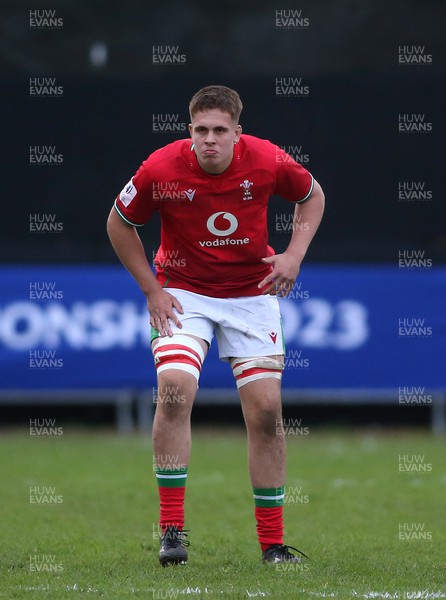 240623 - Wales v New Zealand - World Rugby U20 Championship - Evan Hill of Wales