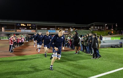 020224 - Wales v Scotland, U20 6 Nations 2024 - Scotland run out at the start of the match