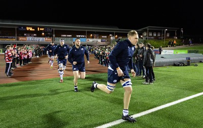 020224 - Wales v Scotland, U20 6 Nations 2024 - Scotland run out at the start of the match