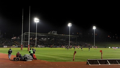 100212 - Wales Under 20 v Scotland Under 20 - Under 20 Six Nations -A general view of Eirias, Colwyn Bay