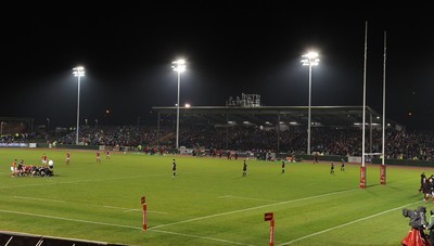 100212 - Wales Under 20 v Scotland Under 20 - Under 20 Six Nations -A general view of Eirias, Colwyn Bay