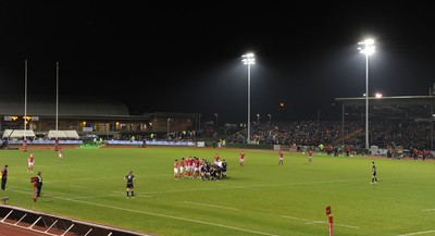 100212 - Wales Under 20 v Scotland Under 20 - Under 20 Six Nations -A general view of Eirias, Colwyn Bay