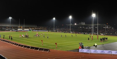 100212 - Wales Under 20 v Scotland Under 20 - Under 20 Six Nations -A general view of Eirias, Colwyn Bay