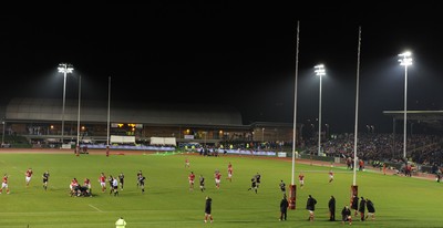 100212 - Wales Under 20 v Scotland Under 20 - Under 20 Six Nations -A general view of Eirias, Colwyn Bay