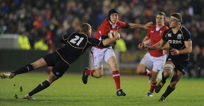 100212 - Wales Under 20 v Scotland Under 20 - Under 20 Six Nations -Sam Davies of Wales