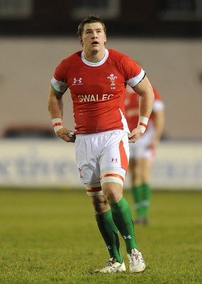 12.02.10 - Wales Under 20 v Scotland Under 20 - Under 20 Six Nations - Morgan Allen of Wales. 