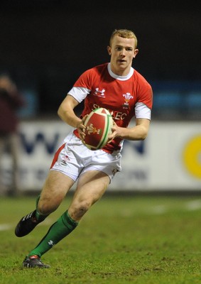 12.02.10 - Wales Under 20 v Scotland Under 20 - Under 20 Six Nations - Dan Fish of Wales. 