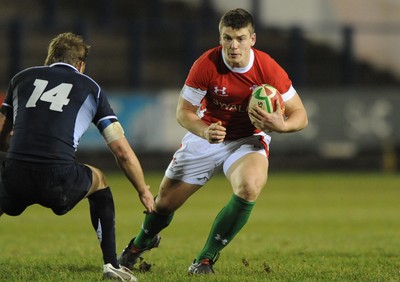12.02.10 - Wales Under 20 v Scotland Under 20 - Under 20 Six Nations - Scott Williams of Wales. 