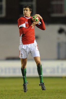 12.02.10 - Wales Under 20 v Scotland Under 20 - Under 20 Six Nations - Matthew Jarvis of Wales. 