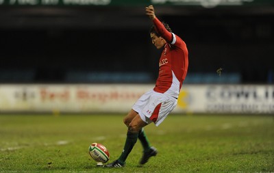 12.02.10 - Wales Under 20 v Scotland Under 20 - Under 20 Six Nations - Matthew Jarvis of Wales. 