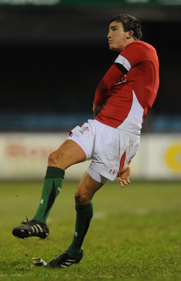 12.02.10 - Wales Under 20 v Scotland Under 20 - Under 20 Six Nations - Matthew Jarvis of Wales. 