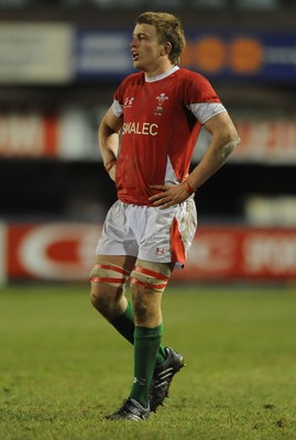 12.02.10 - Wales Under 20 v Scotland Under 20 - Under 20 Six Nations - Macauley Cook of Wales. 