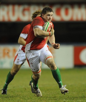 12.02.10 - Wales Under 20 v Scotland Under 20 - Under 20 Six Nations - Morgan Allen of Wales 