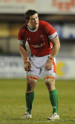 12.02.10 - Wales Under 20 v Scotland Under 20 - Under 20 Six Nations - Morgan Allen of Wales. 